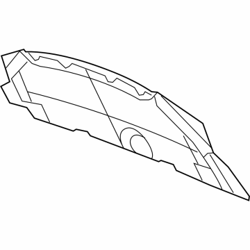 5020642AC Mopar Hood Silencer Illustration 1 of 1