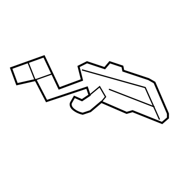 5020847AB Mopar STRIKER-Hood Latch Illustration 1 of 1