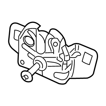 5020846AA Mopar Hood Latch Illustration 1 of 1