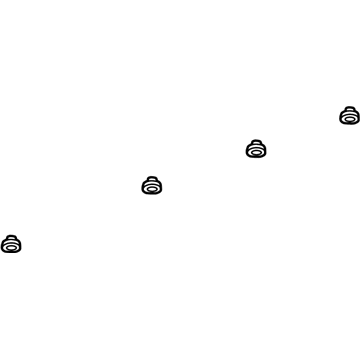 Mopar 55275749AA ISOLATOR-Body Hold-Down 55275749AA Mopar ISOLATOR-Body Hold-Down Illustration 1 of 1