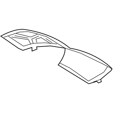 Mopar 1HY79TZZAA Panel-Folding Top Rear 1HY79TZZAA Mopar Panel-Folding Top Rear Illustration 1 of 1
