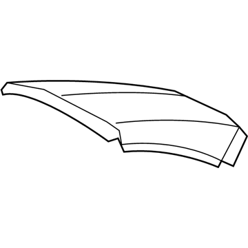 1HY78TZZAA Mopar Panel-Folding Top Middle Illustration 1 of 1