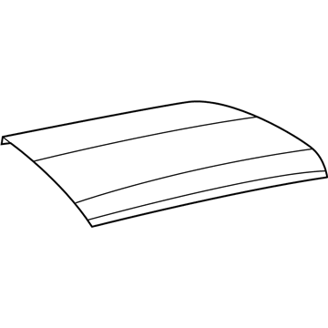 1HY77TZZAA Mopar Panel-Folding Top Front Illustration 1 of 1