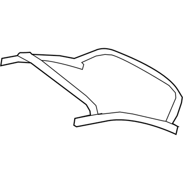 68028556AA Mopar Strip-Folding Top Panel Illustration 1 of 1