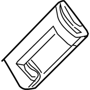 Mopar XZ491L2AA Grab Handle XZ491L2AA Mopar Grab Handle Illustration 1 of 1