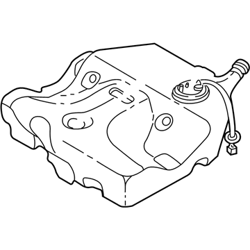 4879160AB Mopar Fuel Tank Heat Shield Illustration 1 of 1
