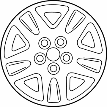 4743218AA Mopar Wheel Alloy Illustration 1 of 1