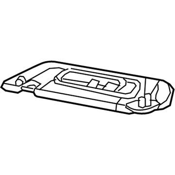 2011 Dodge Caliber Sun Visor - 1DR32HDAAA