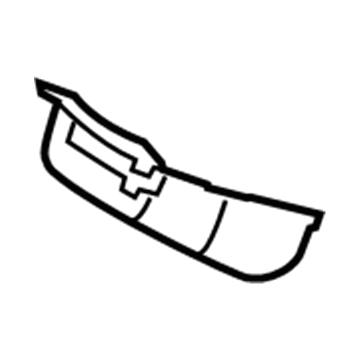 68299198AC Mopar SPAT-Front FASCIA Illustration 1 of 1