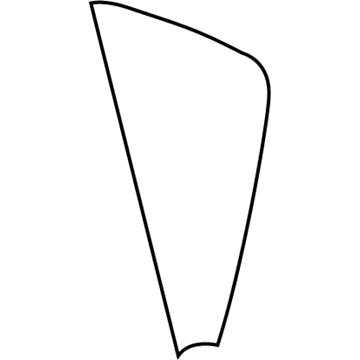 Mopar 1AY231DVAA Front Seat Back Panel 1AY231DVAA Mopar Front Seat Back Panel Illustration 1 of 1