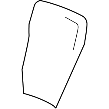 Mopar 5134505AA Front Seat Back Frame 5134505AA Mopar Front Seat Back Frame Illustration 1 of 1