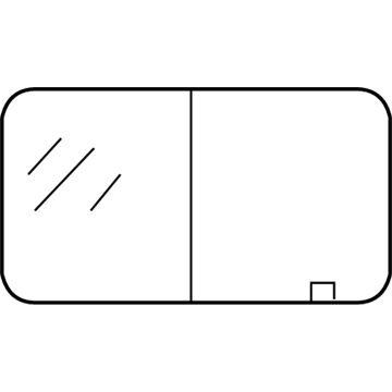 5122302AA Mopar Body Side Window Glass Illustration 1 of 1