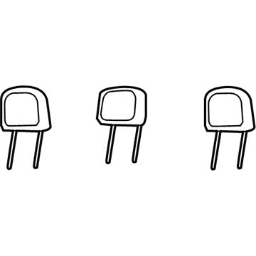 5YS39PS4AA Mopar HEADREST-Rear Illustration 1 of 1