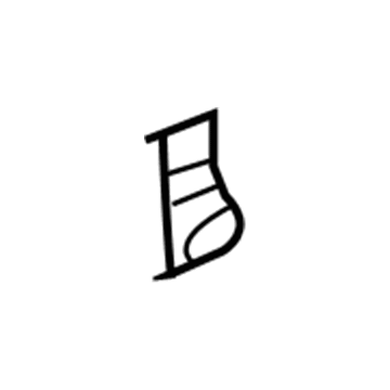 55257016 Mopar Bracket-TAILGATE Pivot Illustration 1 of 1