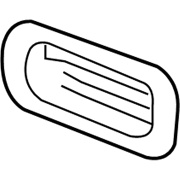 55256216AB Mopar Bezel-TAILGATE Handle Illustration 1 of 1