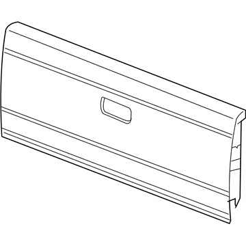 Mopar 55362737AA Panel 55362737AA Mopar Panel Illustration 1 of 1