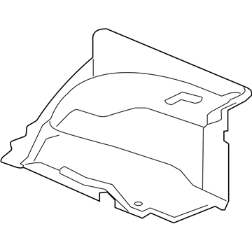 Mopar 1QA80DX9AC Wheelhouse Carpet 1QA80DX9AC Mopar Wheelhouse Carpet Illustration 1 of 1