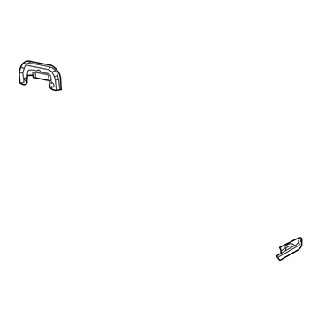 68051880AC Mopar Catalytic Converter Bracket Illustration 1 of 1