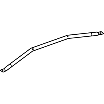 55362510AB Mopar Support-COWL Grille Illustration 1 of 1