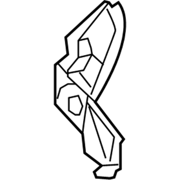 5076406AC Mopar Tail lamp Mounting Panel Illustration 1 of 1