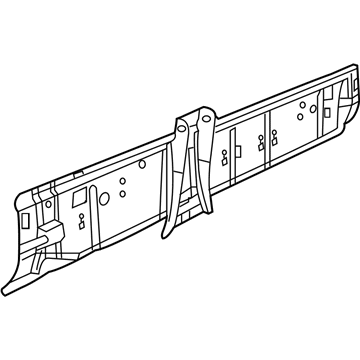 Mopar 55359490AB REINFMNT-Cab Back 55359490AB Mopar REINFMNT-Cab Back Illustration 1 of 1