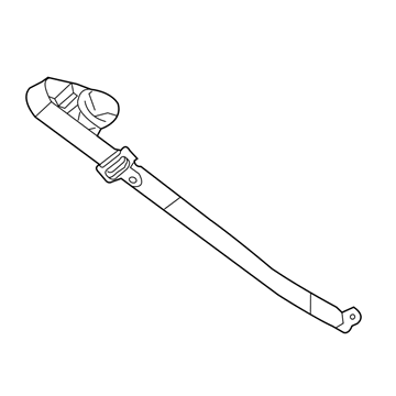 5JX141DVAH Mopar Retractor Seat Belt Illustration 1 of 1