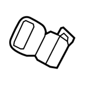 5KC521DVAD Mopar Half Single Seat Belt Buckle Illustration 1 of 1