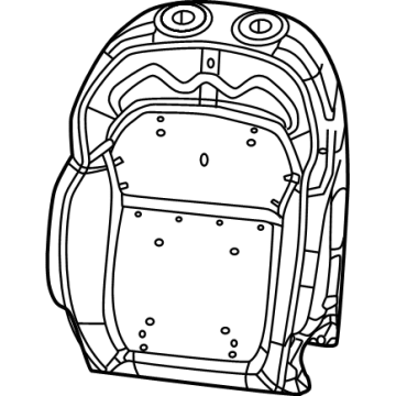 Dodge Charger Daytona Seat Cushion - 68573778AB