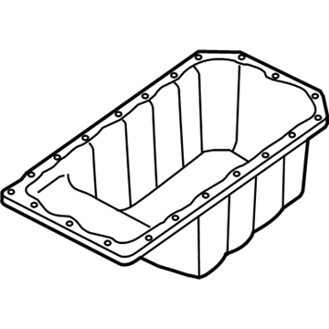 5142548AC Mopar Engine Oil Pan Illustration 1 of 1