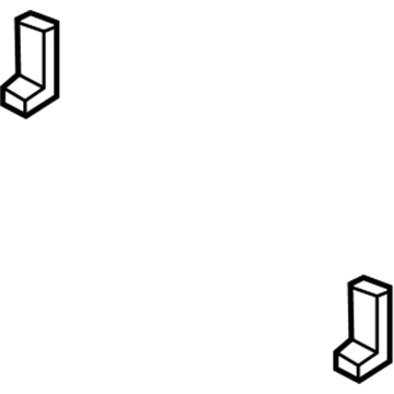 MR344536 Mopar Front Bumper Bracket Illustration 1 of 1