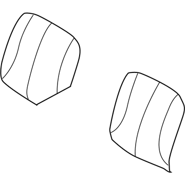 1FF091D5AA Mopar Front Seat Back Passenger Cover Illustration 1 of 1