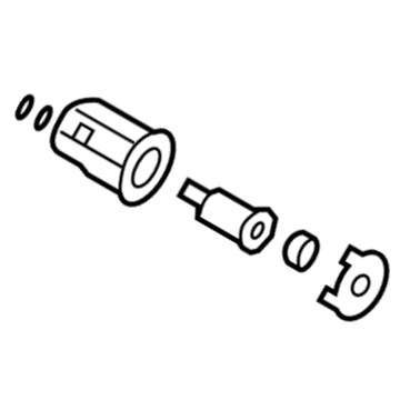 68004994AA Mopar Cylinder Lock-Deck Lid Lock Illustration 1 of 1