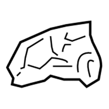 Mopar 68005134AA Bracket B Pillar 68005134AA Mopar Bracket B Pillar Illustration 1 of 1