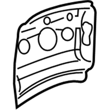 68009202AA Mopar Reinforcement Illustration 1 of 1