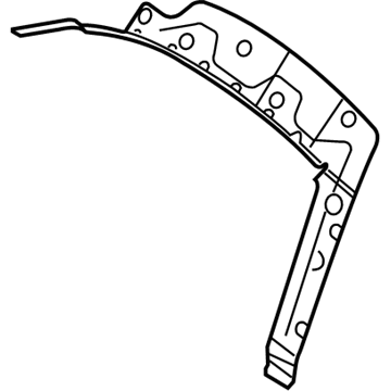 68141715AD Mopar REINFMNT-Roof Panel Illustration 1 of 1