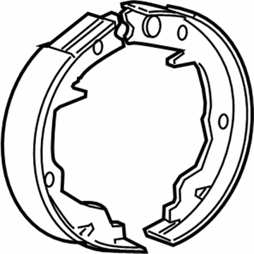 Jeep Patriot Parking Brake Shoe - 5191215AB