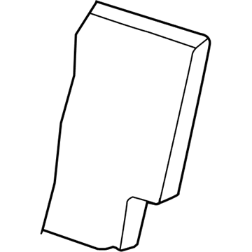 Mopar 1LM951DVAA Rear Seat Back Cover 1LM951DVAA Mopar Rear Seat Back Cover Illustration 1 of 1