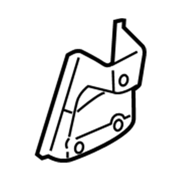 Mopar 68065737AB Bracket-Steering Gear 68065737AB Mopar Bracket-Steering Gear Illustration 1 of 1