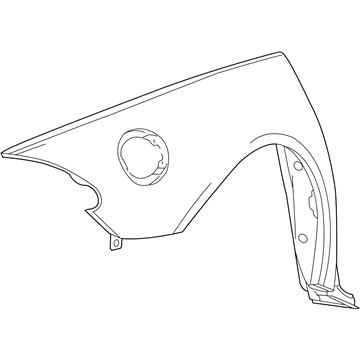 Mopar 1BY70TZZAE Quarter Panel 1BY70TZZAE Mopar Quarter Panel Illustration 1 of 1