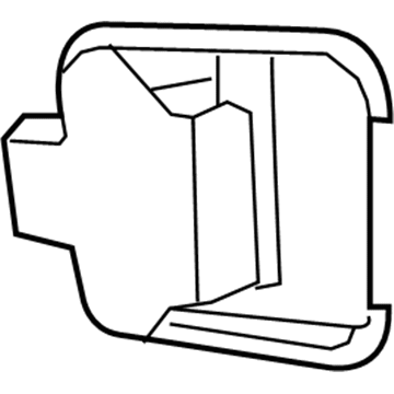 55117160AC Mopar Shield-Seat Belt RETRACTOR Illustration 1 of 1