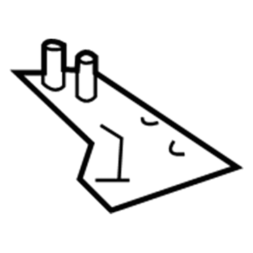 Mopar 68004682AA Bracket 68004682AA Mopar Bracket Illustration 1 of 1