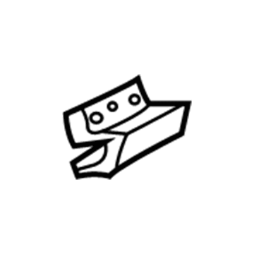 5010173AA Mopar Hinge Intake Floor Console Li Illustration 1 of 1