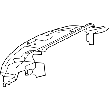55057072AB Mopar Radiator Upper Seal Illustration 1 of 1