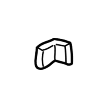 55360463AB Mopar REINFMNT-Shoulder Belt Illustration 1 of 1