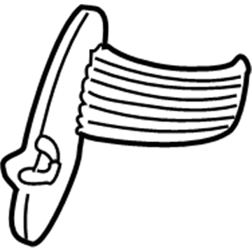 2006 Jeep Liberty Fuel Door - 4674991AH