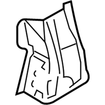 55360625AC Mopar REINFMNT-STRIKER Assembly Illustration 1 of 1