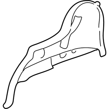 55360407AF Mopar Rear Inner Wheel/House Illustration 1 of 1