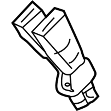 Mopar 5FP491K5AB Seat Belt Rear Inner 5FP491K5AB Mopar Seat Belt Rear Inner Illustration 1 of 1