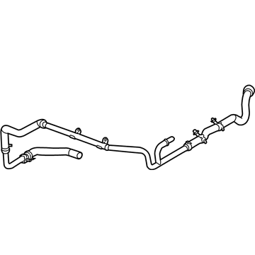 68104967AC Mopar Heater Return Hose Illustration 1 of 1