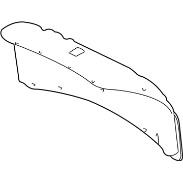 TN46VXLAD Mopar Panel-DECKLID Illustration 1 of 1